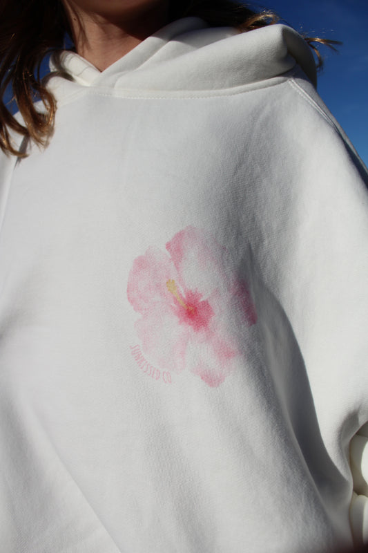 Adults Sun Kissed Co. White Hoodie (Oversized)