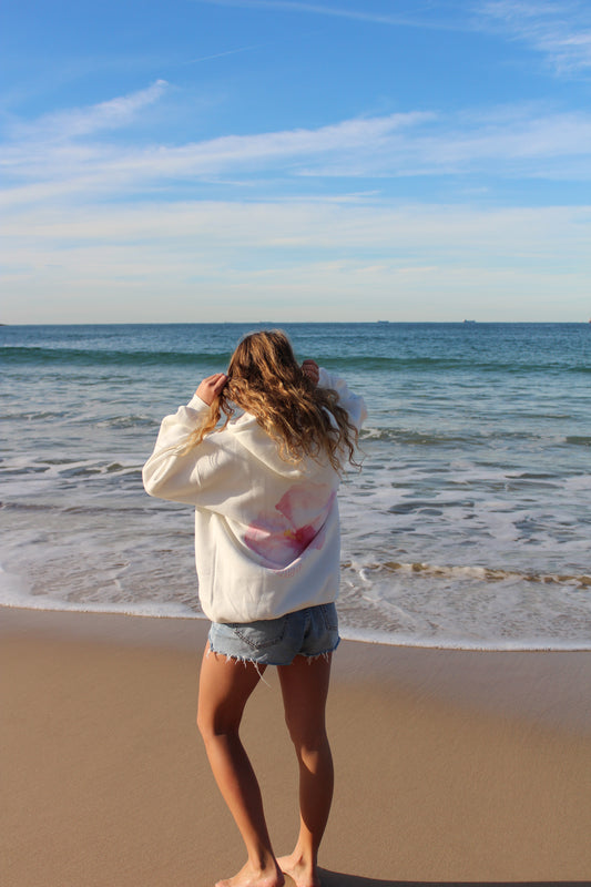 Adults Sun Kissed Co. White Hoodie (Oversized)